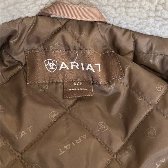 Ariat Quilted Brown Jacket - Picture 3 of 4